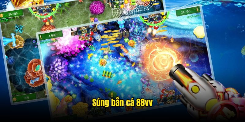 Top 6 Loại Súng Bắn Cá Đặc Biệt Được Nhà Cái 88vv Cung Cấp